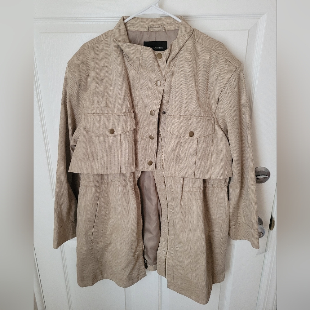 Banana Republic Beige Utility Jacket